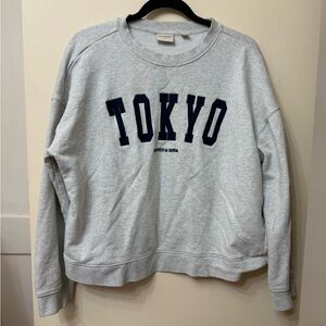 Scotch & Soda / L / Cropped Tokyo Crewneck / Designer / Streetwear / Neutral